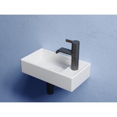 Раковина Ceramicanova Element 40 см подвесная белая (CN6051L) - фото 5