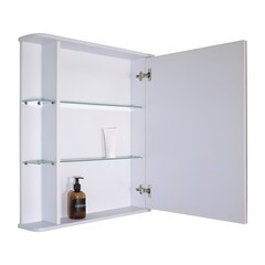 Зеркальный шкаф Continent Мондегу 80х80х15 см белый - фото 3