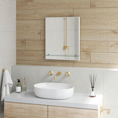 Зеркало с полкой прямоугольное 50х60 см Continent Прямоугольник (В134) - фото 2