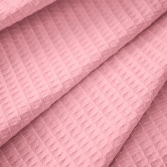 Полотенце вафельное кухонное Verossa Пион 40х70 см розовое - фото 3