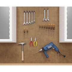 Панель МДФ коричневая перфорированная 2440х1220х6 мм Стильный Дом 2,977 кв.м (v532112) - фото 5