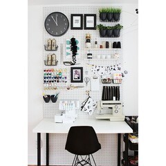 Панель МДФ белая перфорированная 2440х1220х6 мм Стильный Дом 2,977 кв.м (v532105) - фото 11