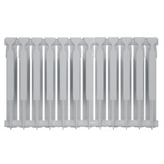 Радиатор биметаллический КМ 500 мм 12 секций 1" боковое подключение белый - фото 5