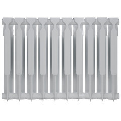 Радиатор биметаллический КМ 500 мм 10 секций 1" боковое подключение белый - фото 5
