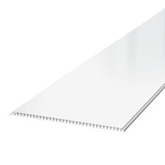 Панель ПВХ 250х3000х8 мм Кронапласт бесшовная глянцевая белая 0,75 кв.м - фото 2