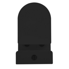 Унитаз-компакт Abber Bequem безободковый с горизонтальным выпуском с сиденьем дюропласт микролифт черный матовый (AC1112TMB) - фото 8