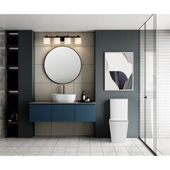 Унитаз-компакт Abber Rechteck безободковый с горизонтальным выпуском с сиденьем дюропласт микролифт белый матовый (AC1210TMW) - фото 10