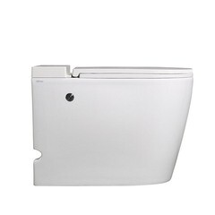 Унитаз напольный приставной Abber Bequem с сиденьем дюропласт микролифт с импульсным смывом (AC1114P) - фото 9