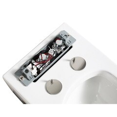 Унитаз напольный приставной Abber Bequem с сиденьем дюропласт микролифт с импульсным смывом (AC1114P) - фото 4