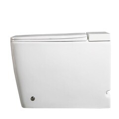 Унитаз напольный приставной Abber Rechteck с сиденьем дюропласт микролифт с импульсным смывом (AC1212P) - фото 13