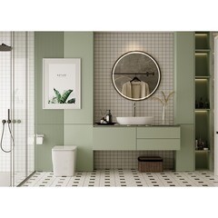 Унитаз напольный приставной Abber Rechteck с горизонтальным выпуском сиденье с микролифтом (AC1211) - фото 9