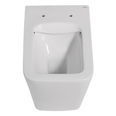 Унитаз напольный приставной Abber Rechteck с горизонтальным выпуском сиденье с микролифтом (AC1211) - фото 6