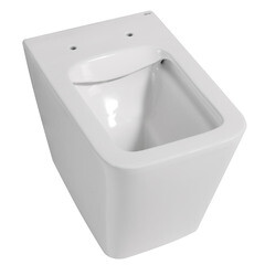 Унитаз напольный приставной Abber Rechteck с горизонтальным выпуском сиденье с микролифтом (AC1211) - фото 5