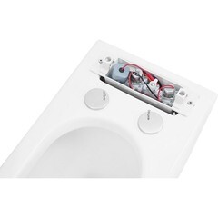 Унитаз напольный приставной Abber Rechteck с сиденьем дюропласт микролифт с импульсным смывом (AC1213P) - фото 5