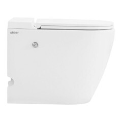 Унитаз напольный приставной Abber Bequem с сиденьем дюропласт микролифт с импульсным смывом (AC1115P) - фото 10