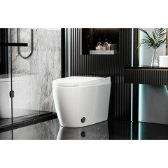 Унитаз-биде электронный Abber Bequem с сиденьем дюропласт микролифт с импульсным смывом (AC1116S) - фото 9