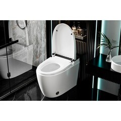 Унитаз-биде электронный Abber Bequem с сиденьем дюропласт микролифт с импульсным смывом (AC1116S) - фото 3