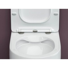 Унитаз подвесной Ceramicanova Play Rimless безободковый с сиденьем дюропласт микролифт (CN3001) - фото 9