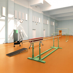 Линолеум спортивный 2х20,5 м Tarkett Omnisports Action 65 Orange - фото 3