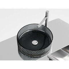 Раковина Ceramicanova Cristal 36 см накладная черная (CN6060) - фото 4