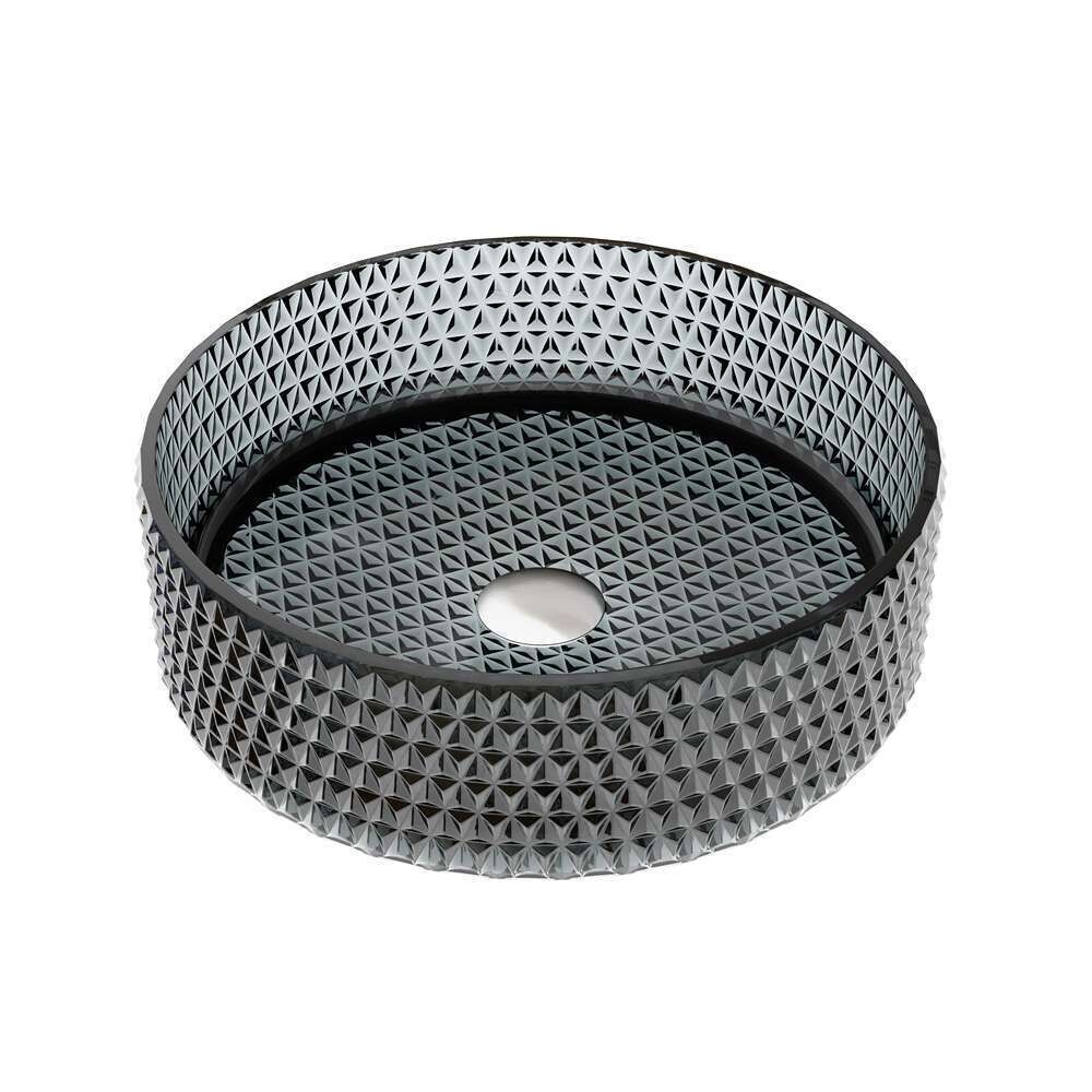 

Раковина Ceramicanova Cristal 36 см накладная черная (CN6060), Черный
