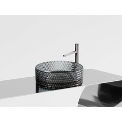 Раковина Ceramicanova Cristal 36 см накладная черная (CN6060) - фото 3