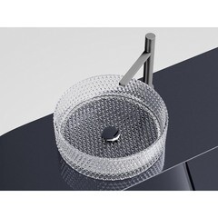 Раковина Ceramicanova Cristal 36 см накладная прозрачная (CN6062) - фото 5