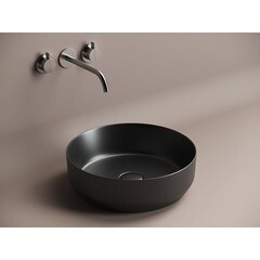 Раковина Ceramicanova Element 39 см накладная черная матовая (CN6022MB) - фото 3