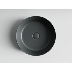 Раковина Ceramicanova Element 39 см накладная темный антрацит (CN6022MDH) - фото 5