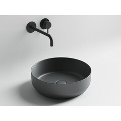 Раковина Ceramicanova Element 39 см накладная темный антрацит (CN6022MDH) - фото 2