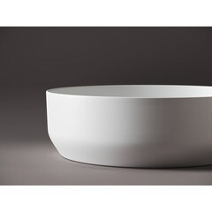 Раковина Ceramicanova Element 39 см накладная белая матовая (CN6022MW) - фото 4