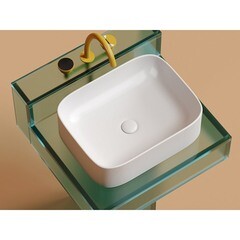 Раковина Ceramicanova Element 51 см накладная белая матовая (CN6052MW) - фото 4