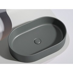 Раковина Ceramicanova Element 61 см накладная темный антрацит (CN6048MDH) - фото 4