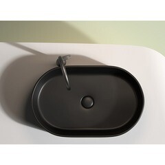 Раковина Ceramicanova Element 61 см накладная черная матовая (CN6048MB) - фото 4