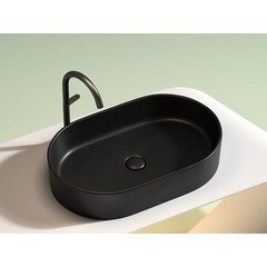 Раковина Ceramicanova Element 61 см накладная черная матовая (CN6048MB) - фото 3