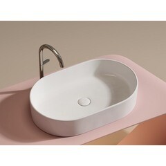 Раковина Ceramicanova Element 61 см накладная белая (CN6048) - фото 3