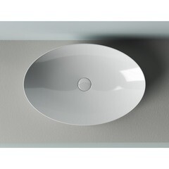 Раковина Ceramicanova Element 63 см накладная белая (CN5018) - фото 5