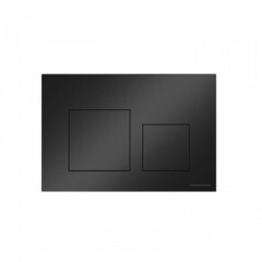 Клавиша смыва для инсталляций Ceramicanova Balance Square черная матовая (CN12-002MB) - фото 1