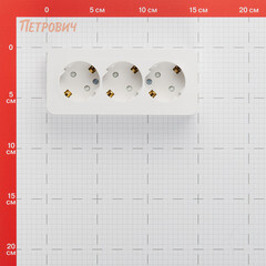 Розетка Systeme Electric Blanca накладная белая со шторками (BLNRA011311) - фото 2