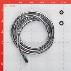 Шланг для душа Corsa Deco 2000-2250 мм металлический хром (1023745) - фото 5