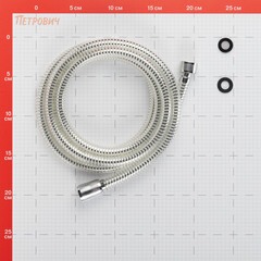Шланг для душа Corsa Deco 2000 мм ПВХ хром (1023757) - фото 5