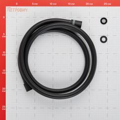 Шланг для душа Lavelly 1500 мм ПВХ черный (1023762) - фото 5