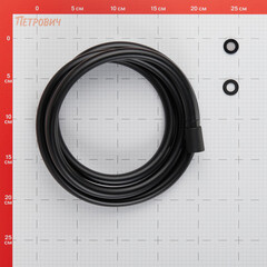 Шланг для душа Lavelly 2000 мм ПВХ черный (1023763) - фото 5