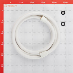 Шланг для душа Lavelly 2000 мм ПВХ белый (1023767) - фото 6