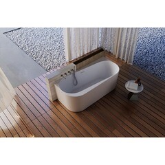 Ванна акриловая Abber 170х78 см с ножками (AB9494-1.7) - фото 6