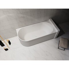 Ванна акриловая Abber 150х75 см правая с ножками (AB9412-1.5 R) - фото 6