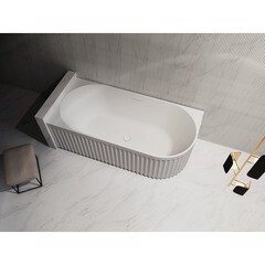 Ванна акриловая Abber 150х75 см левая с ножками (AB9412-1.5 L) - фото 6