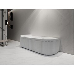 Ванна акриловая Abber 150х75 см левая с ножками (AB9412-1.5 L) - фото 5