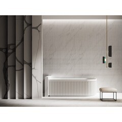 Ванна акриловая Abber 150х75 см левая с ножками (AB9412-1.5 L) - фото 3