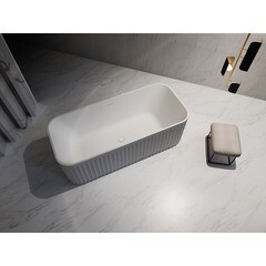 Ванна акриловая Abber 170х75 см отдельностоящая с ножками (AB9411-1.7) - фото 2